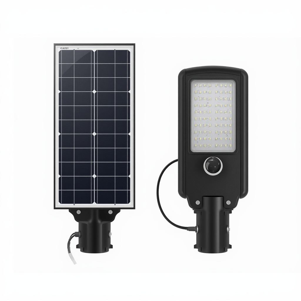 Split Solar Street Light
